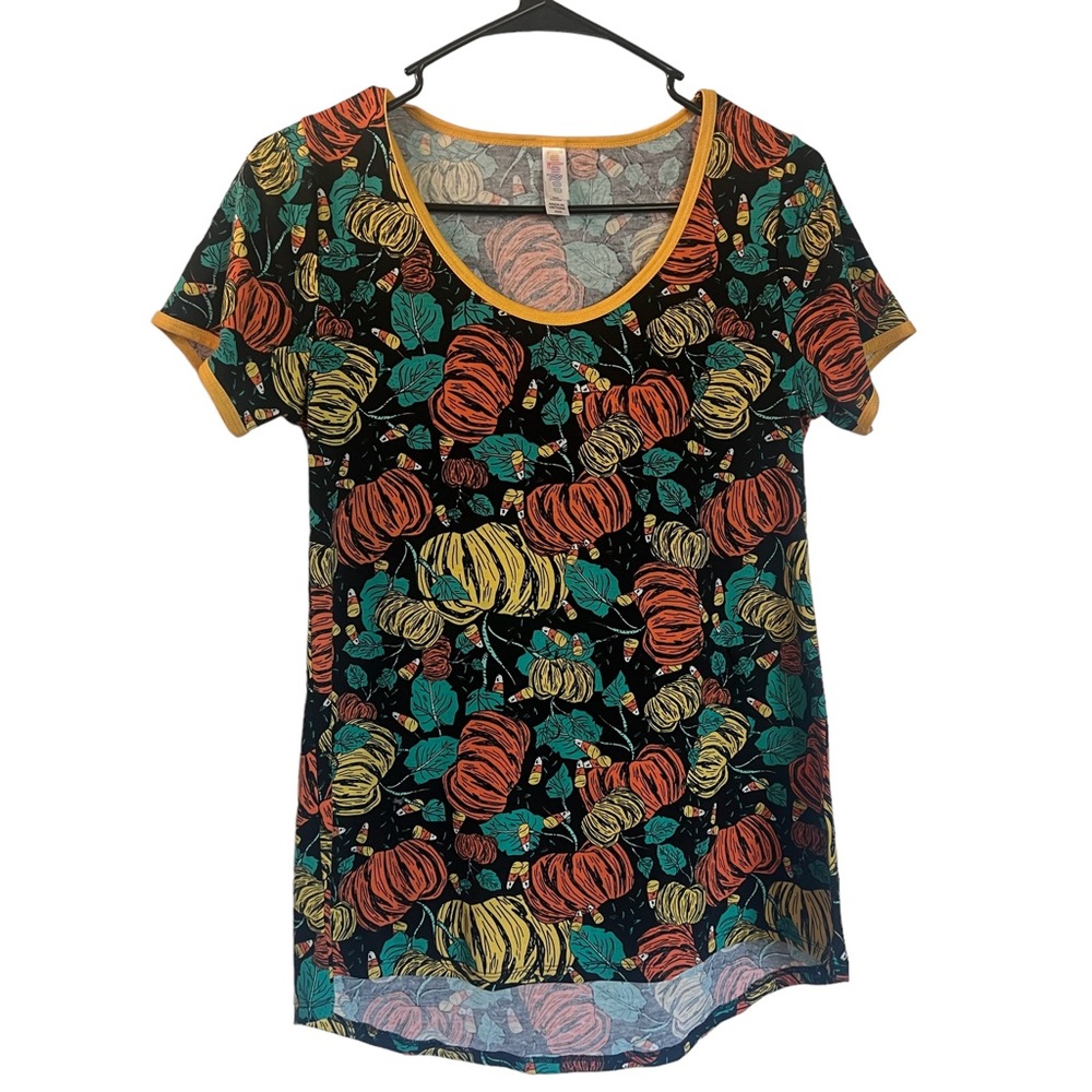 LuLaRoe classic tee Halloween pumpkins Size XXS